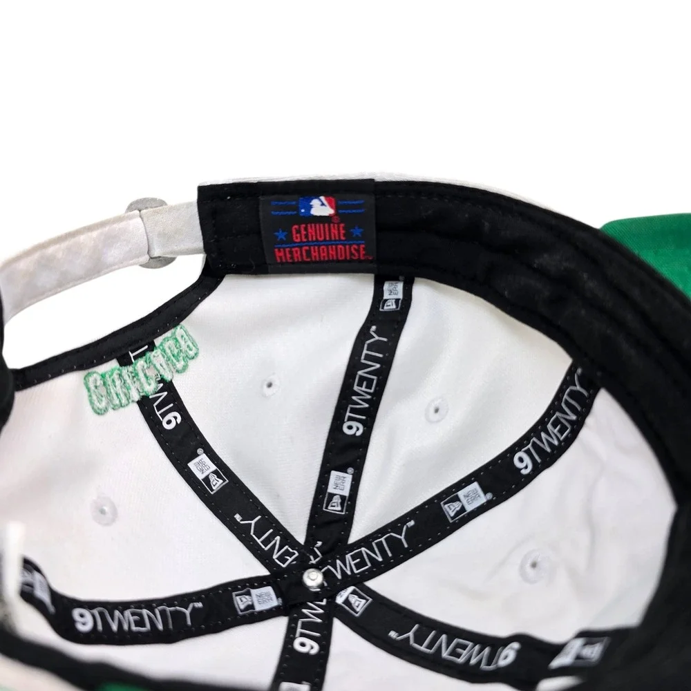 New Era Chicago Cubs Hat Youth White Green 9TWENTY Shamrock Baseball Cap